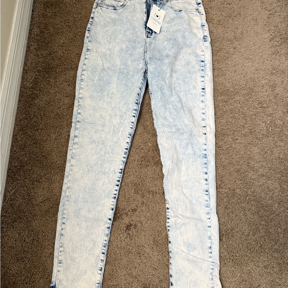 Chic Light Blue Women's Skinny Jeans